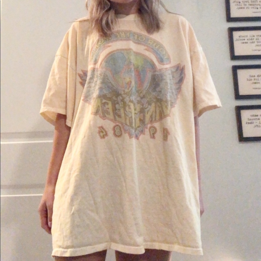 UO Van Halen Oversized Tee